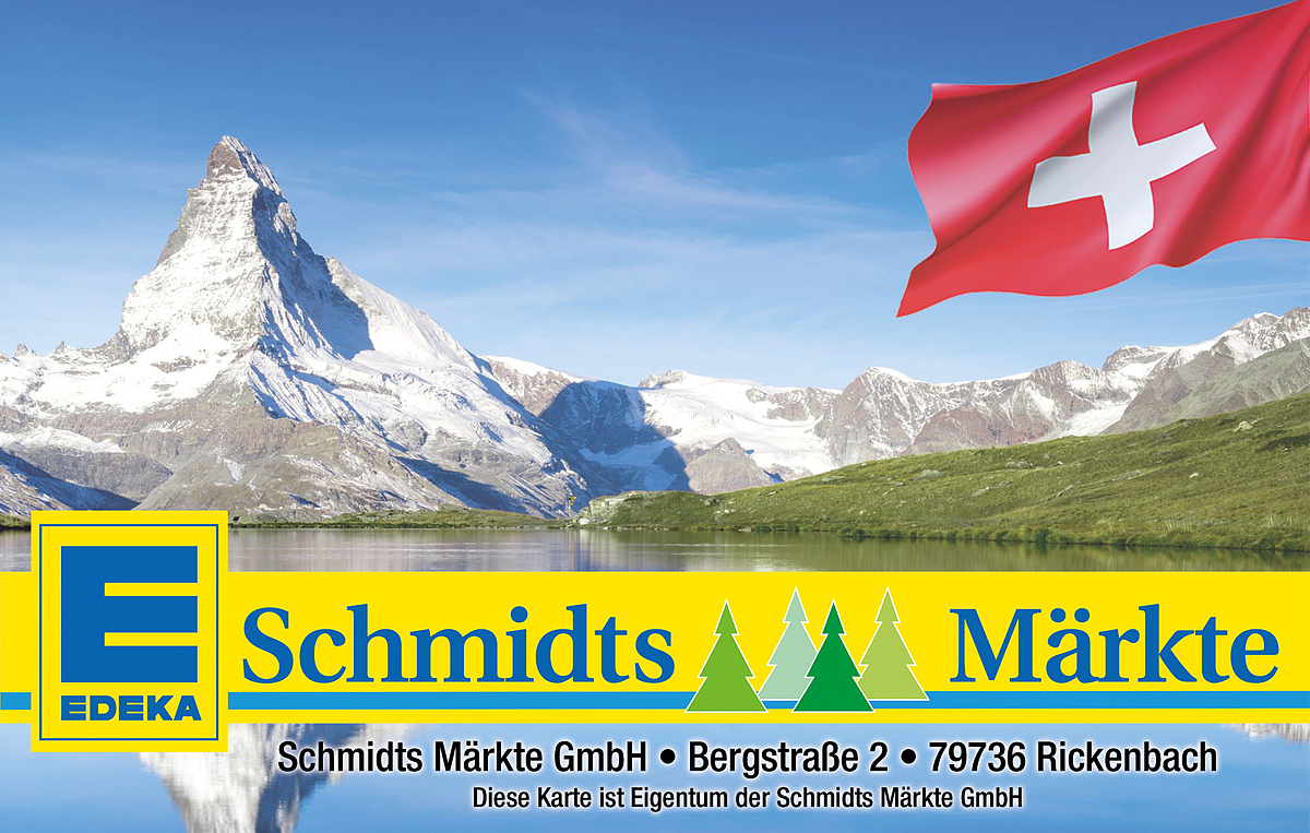 Kundenkarte Schweizer Kunden / Schmidts Märkte / Südschwarzwald